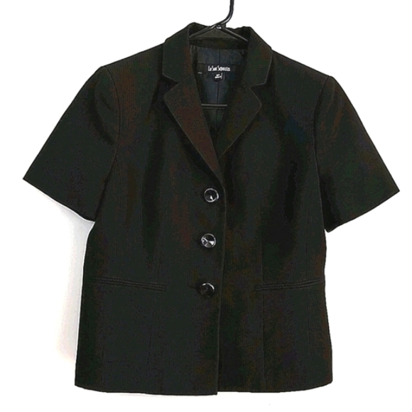 Le Suit Separates Black Pant Suit 6P 8P - Picture 2 of 16